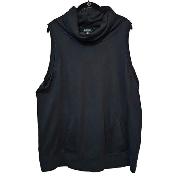 Lauren Ralph Lauren Black Sleeveless Shirt Size XL - Picture 1 of 5